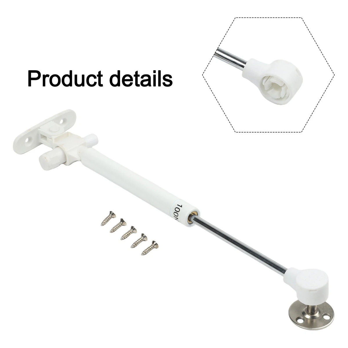 Silent Cabinet Door Gas Strut for Smooth Opening (Universal Fit)