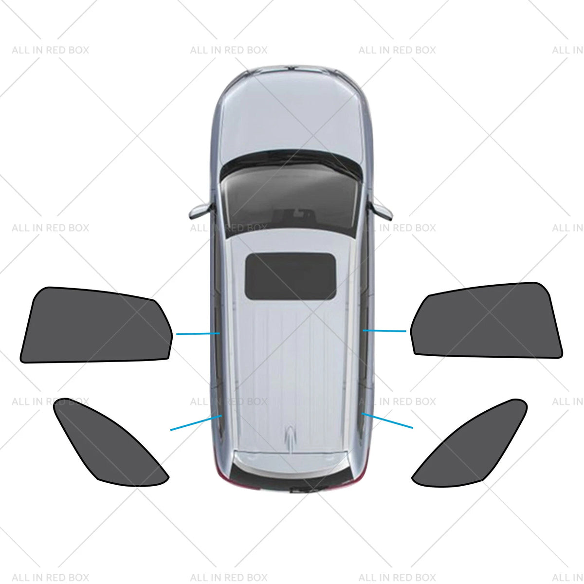 Magnetic Rear & Triangular Sun Shade for Mazda CX-3 (2015–Current)