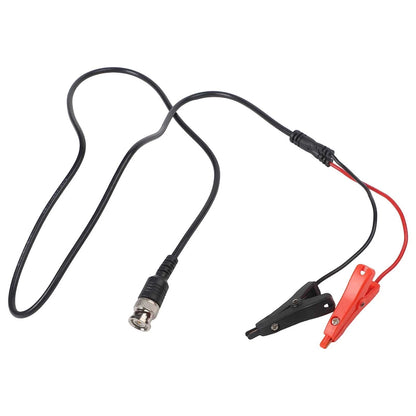 Test Cable with BNC Male & Dual Kelvin Clips for Oscilloscope (110cm)