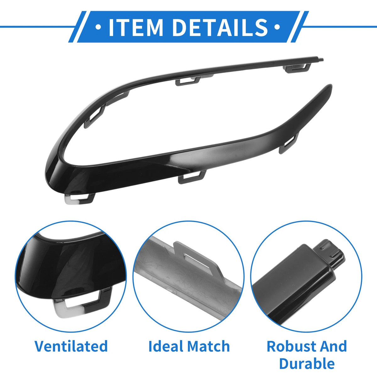 Rear Left Bumper Grille Trim Garnish for Mercedes-Benz CLA W118 (2020–2023)