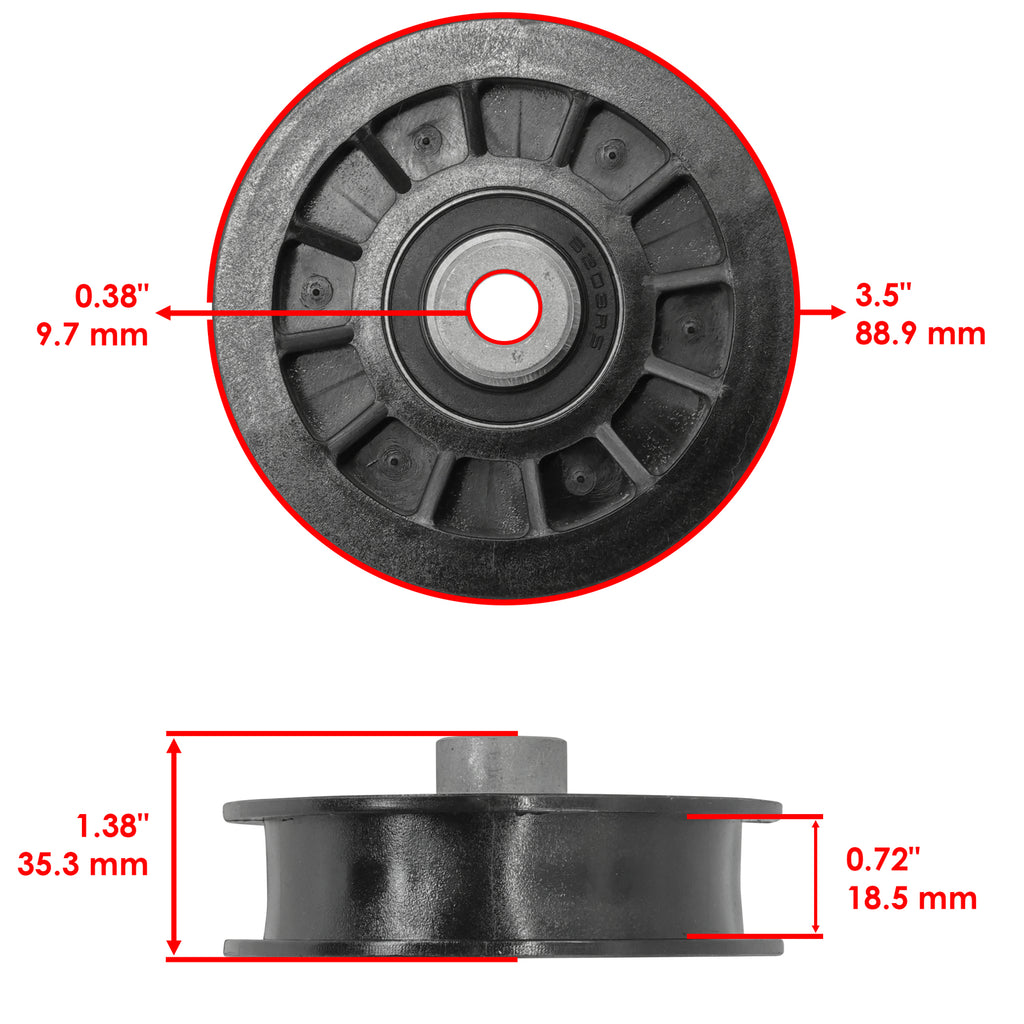 Drive Flat Idler Pulley Replacement for Husqvarna GT54 LS CS GTH2448 (2006–2020)