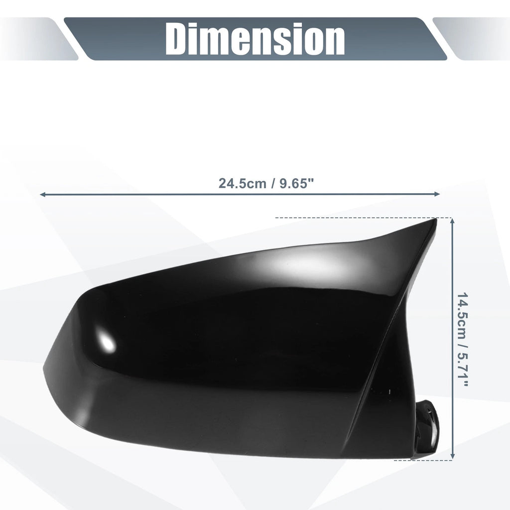 Rearview Mirror Cover Cap Gloss Black for BMW 525i 528i 530i (2011–2017)