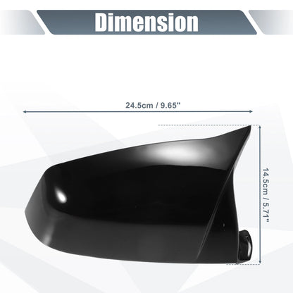 Rearview Mirror Cover Cap Gloss Black for BMW 525i 528i 530i (2011–2017)