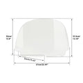 12.5" Windshield for Harley Street Electra Glide FLHT FLHX (2014–2024)