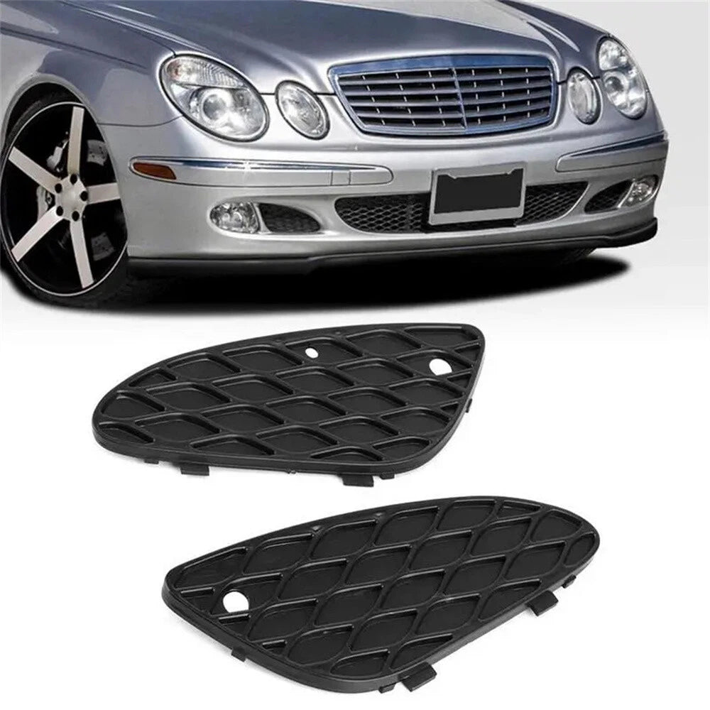 2Pcs Front Bumper Grille Lower Cover for Mercedes Benz W211 E320 E500 (2003–2006)