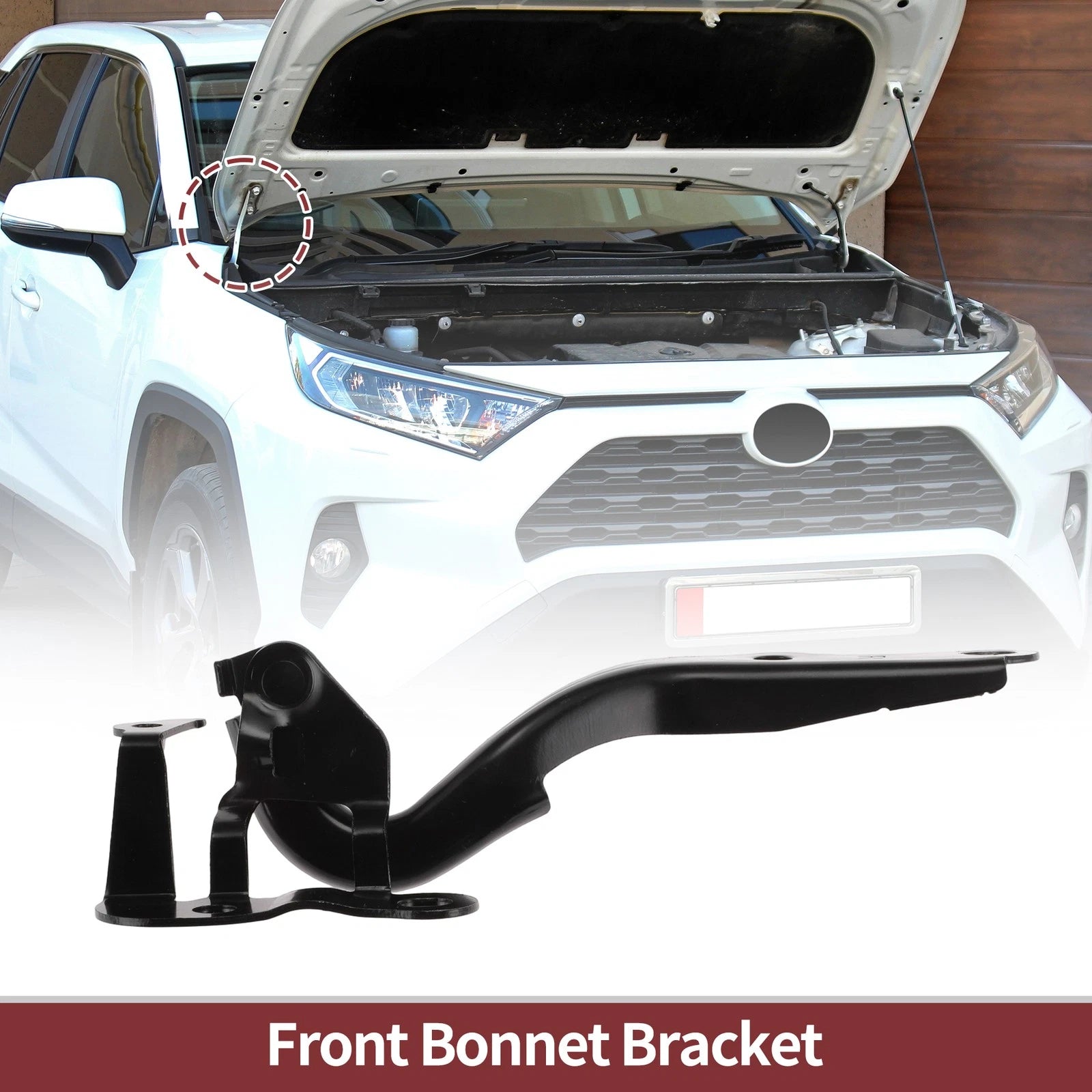 Hood Hinge Right Side Replacement for Toyota Vios NCP92 (2007–2014)