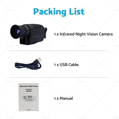 Night Vision Monocular 5X Zoom for Hunting (IR)