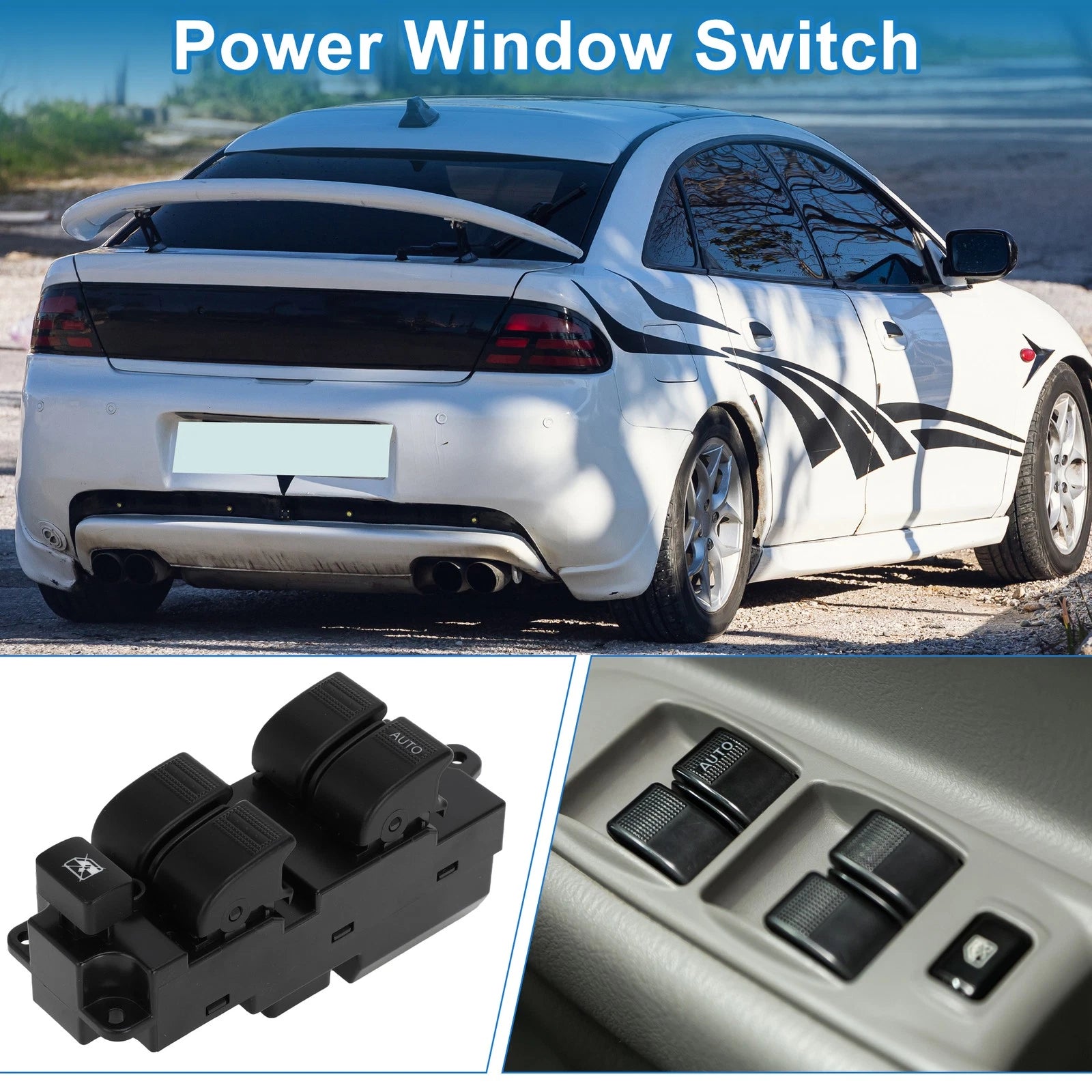 Front Right Power Window Switch for Mazda 323 MPV BT50 (1980–2022)