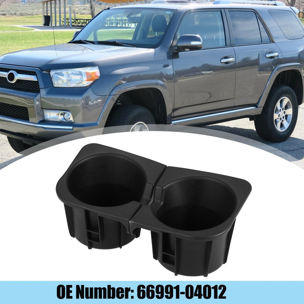 Central Console Cup Holder Insert Set Replacement for Toyota Tacoma (2005–2017)