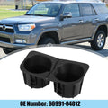 Central Console Cup Holder Insert Set Replacement for Toyota Tacoma (2005–2017)