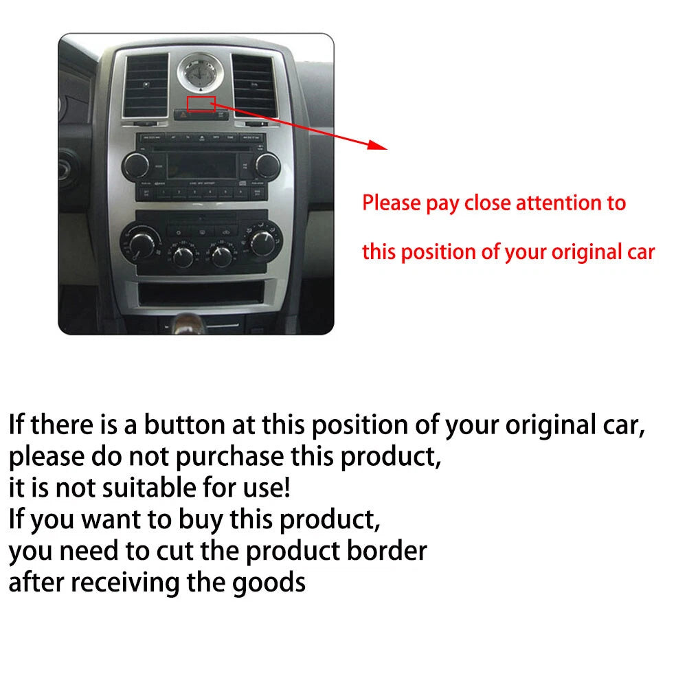 9 Inch Android 10.0 Car Stereo GPS Navigation for Chrysler 300C (2004–2011)
