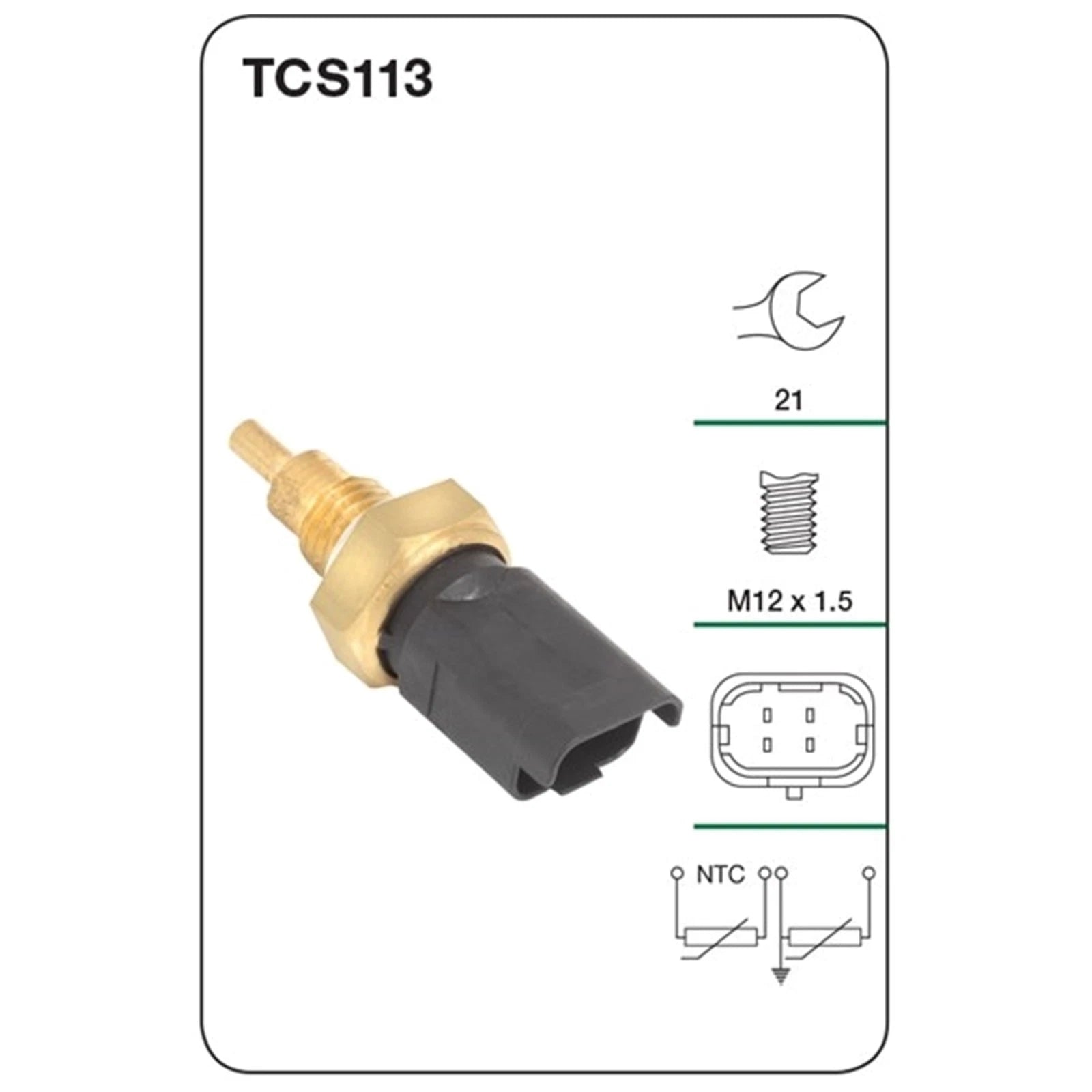 Coolant Temperature ECU Sensor for Alfa Romeo 147 (2001–2009)