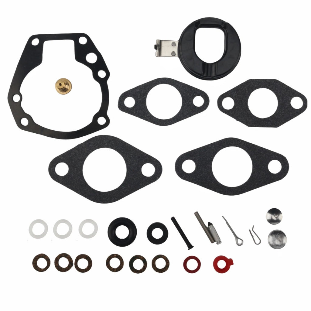 Carburetor Kit w/ Float for Johnson Evinrude 5-18 HP Engine