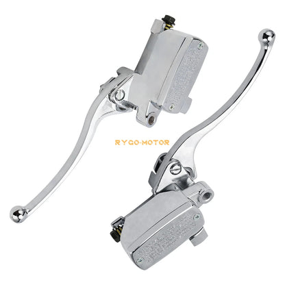 1" Hydraulic Control Brake Master Cylinder & Clutch Lever for Motorcycle