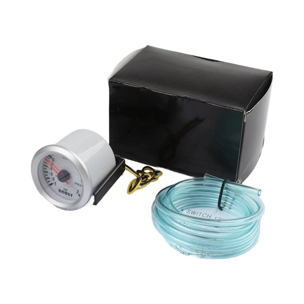 Blue Light 52mm Turbo Gauge for Car 12V Digital Meter Accurate Readings