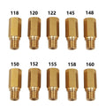 10pcs Carb Main Jet for PWK PE OKO KOSO (118/120/122/145/148/150/152/155/158/160)