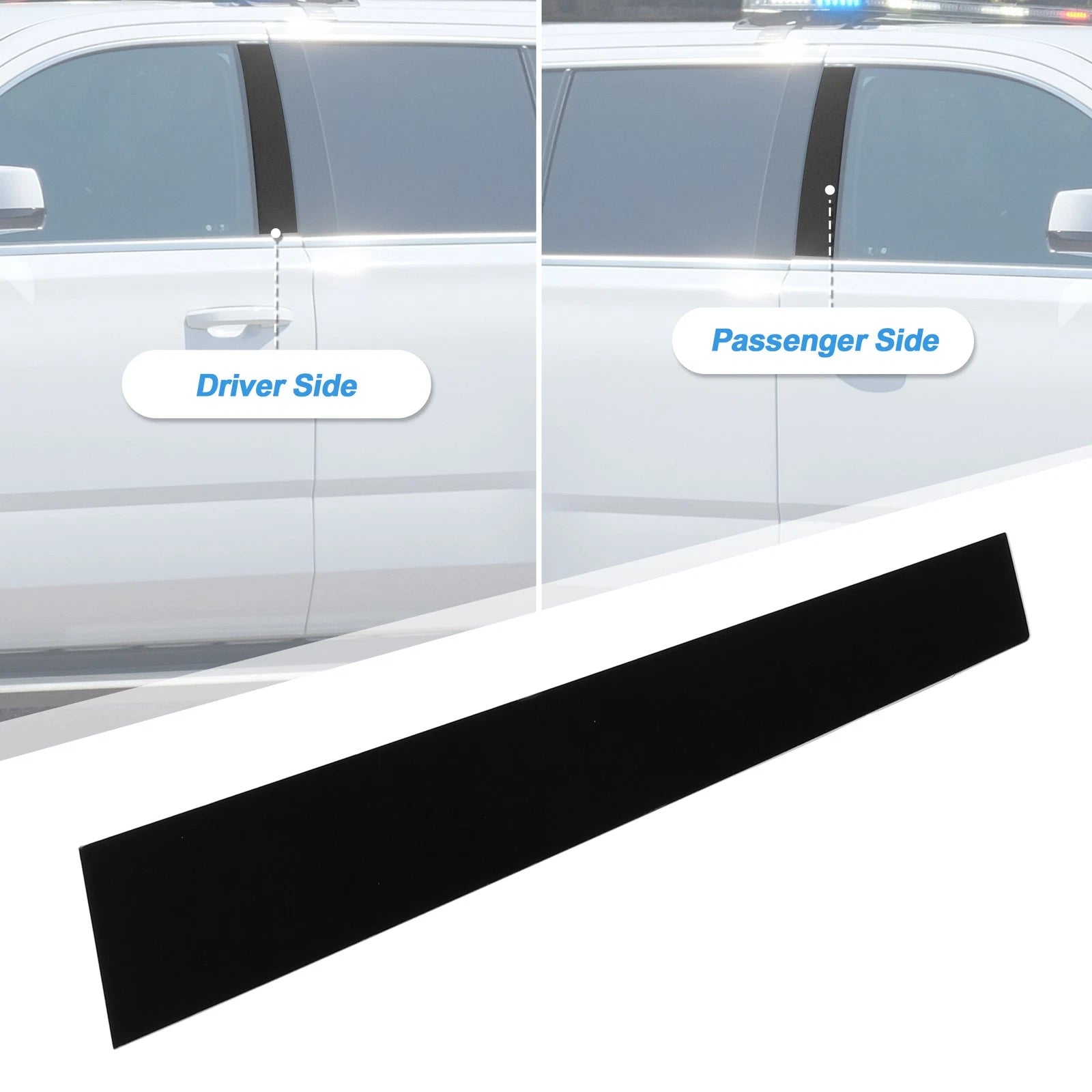 10Pcs Windshield B Pillar Trim Exterior Garnish for Hyundai Sonata (2011–2014)