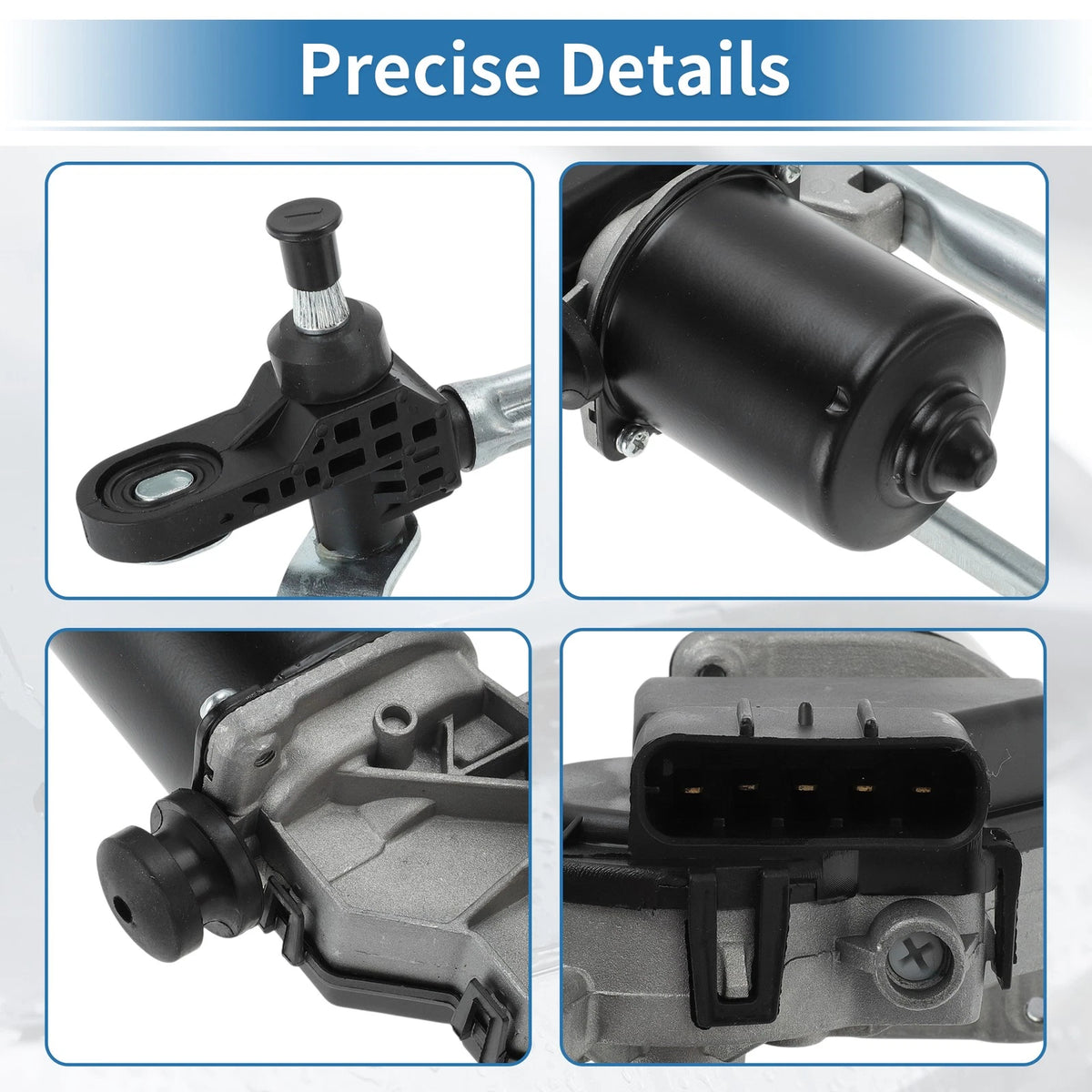 Front Windscreen Wiper Motor Linkage for Fiat Panda II 169 (2003–2012) No.46804523