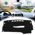 Dashboard Cover Black Polyester Mat Protector for Toyota Prius (2012–2015)