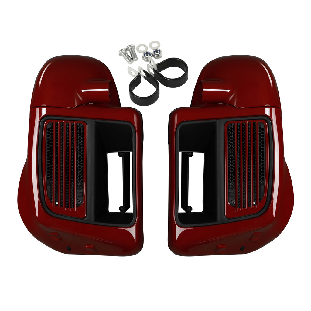 Lower Vented Fairings for Harley Electra Glide (2014–2025) Billiard Red