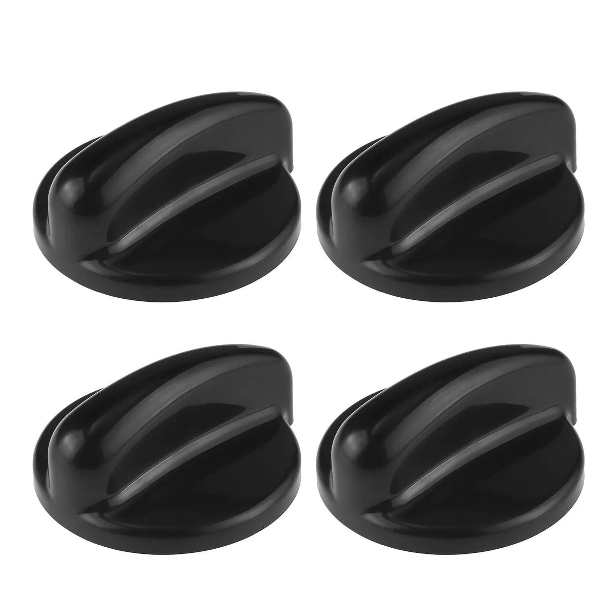 Set of 4 Replacement Gas Range Burner Control Knobs for GE Stoves (WB03T10236)