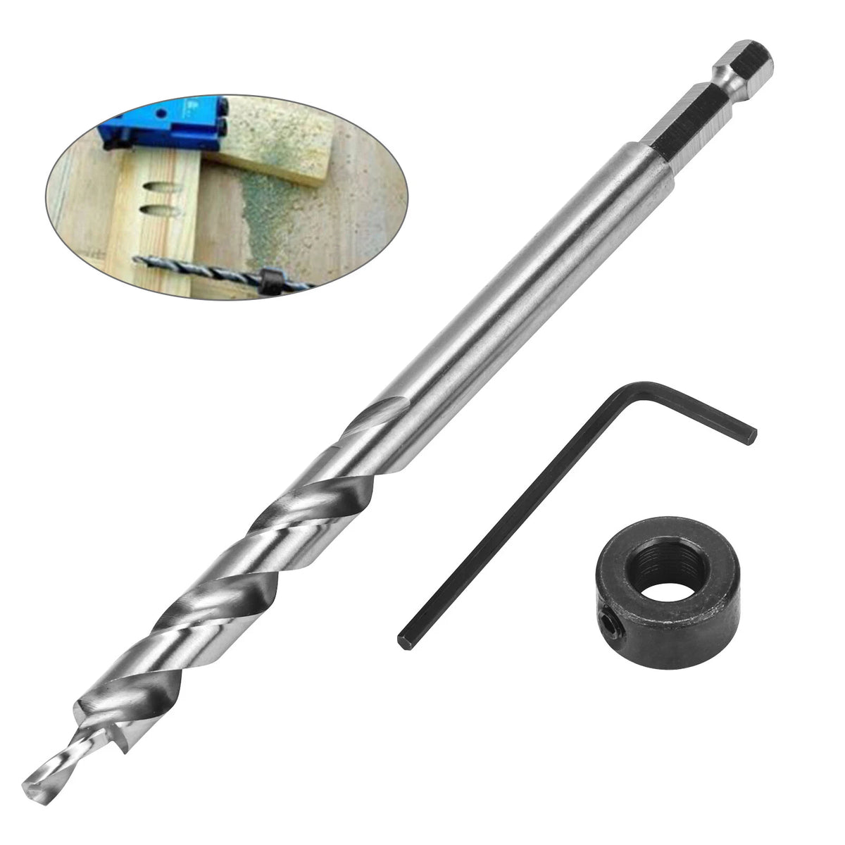 9.5MM Hex Pocket Hole Drill Bit for Kreg
