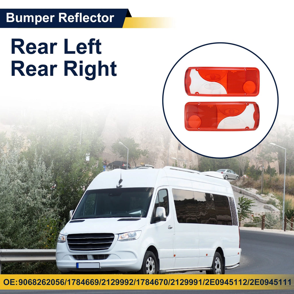 Rear Left Right Brake Pads for Mercedes-Benz Sprinter (2006–2019) Red Pair