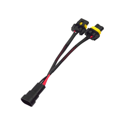 Dual 9006 to 9005 Harness for LED HID Halogen Headlights & Fog Lights