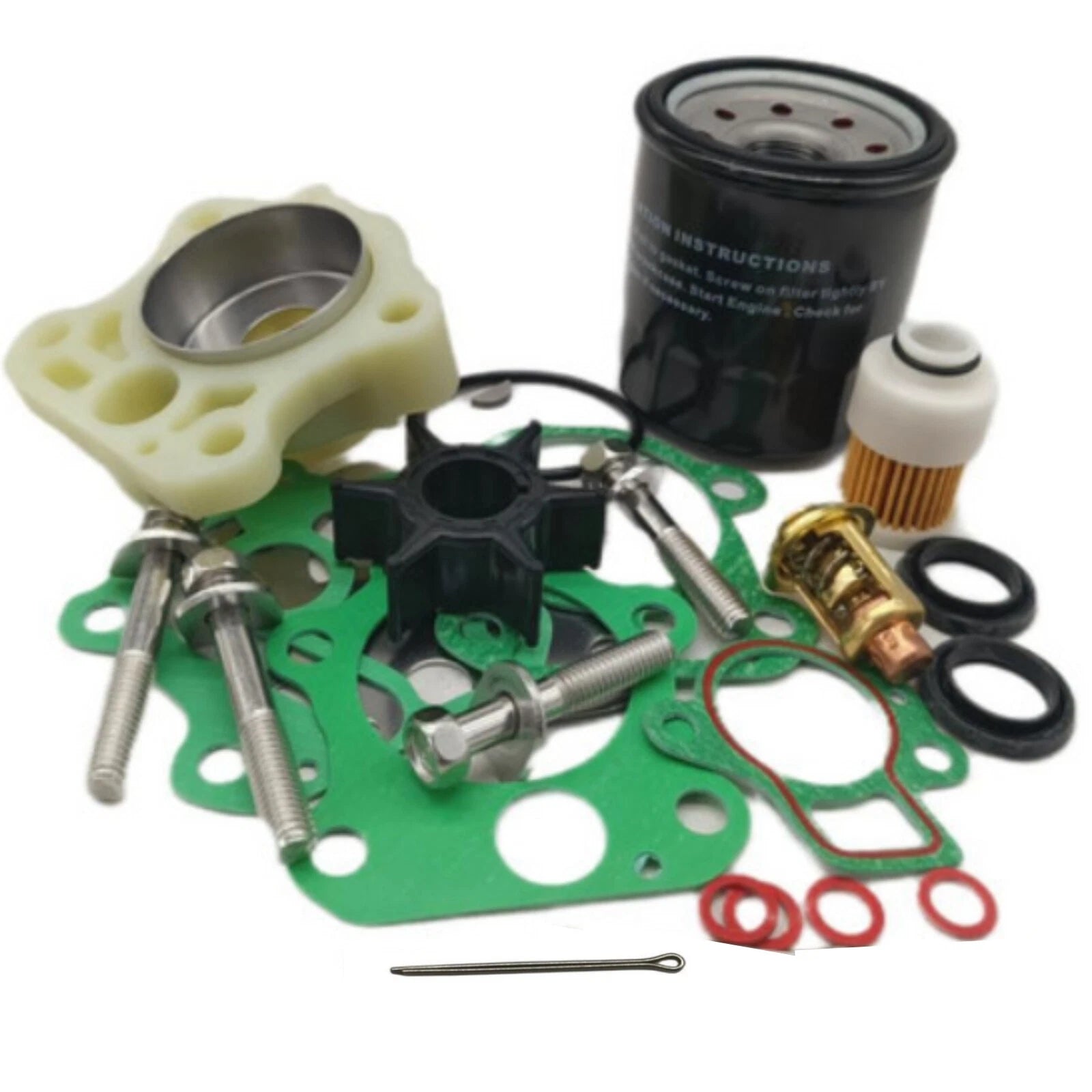 Yamaha Outboard Maintenance Service Kit for 50HP F50B (2000–2023) 6H3-W0078-01 68V-24563-00