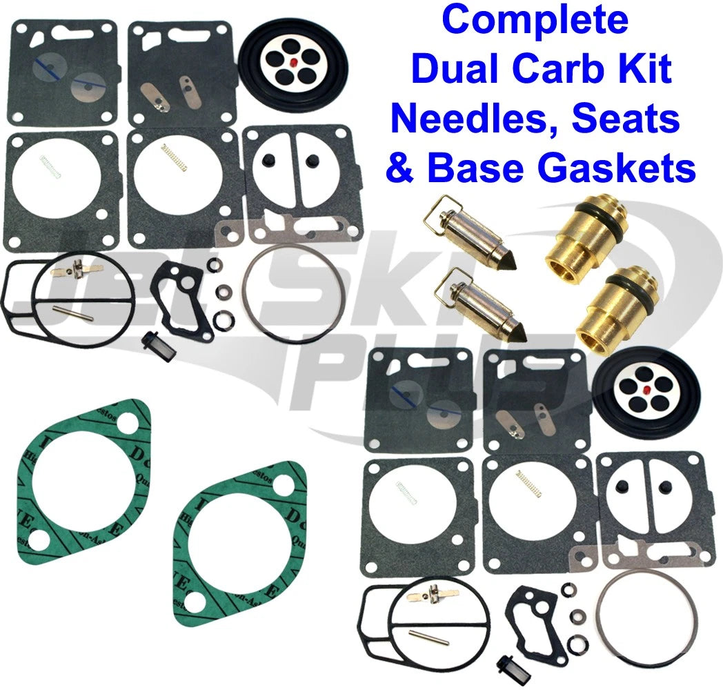 Dual Mikuni Carburetor Rebuild Kit for SeaDoo GTX (1992–1993)
