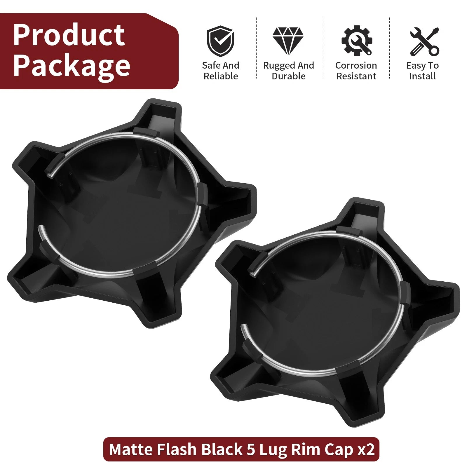 5 Lug Rim Cap for Polaris RZR Pro R 4 Dynamix Ultimate (1523842-744)