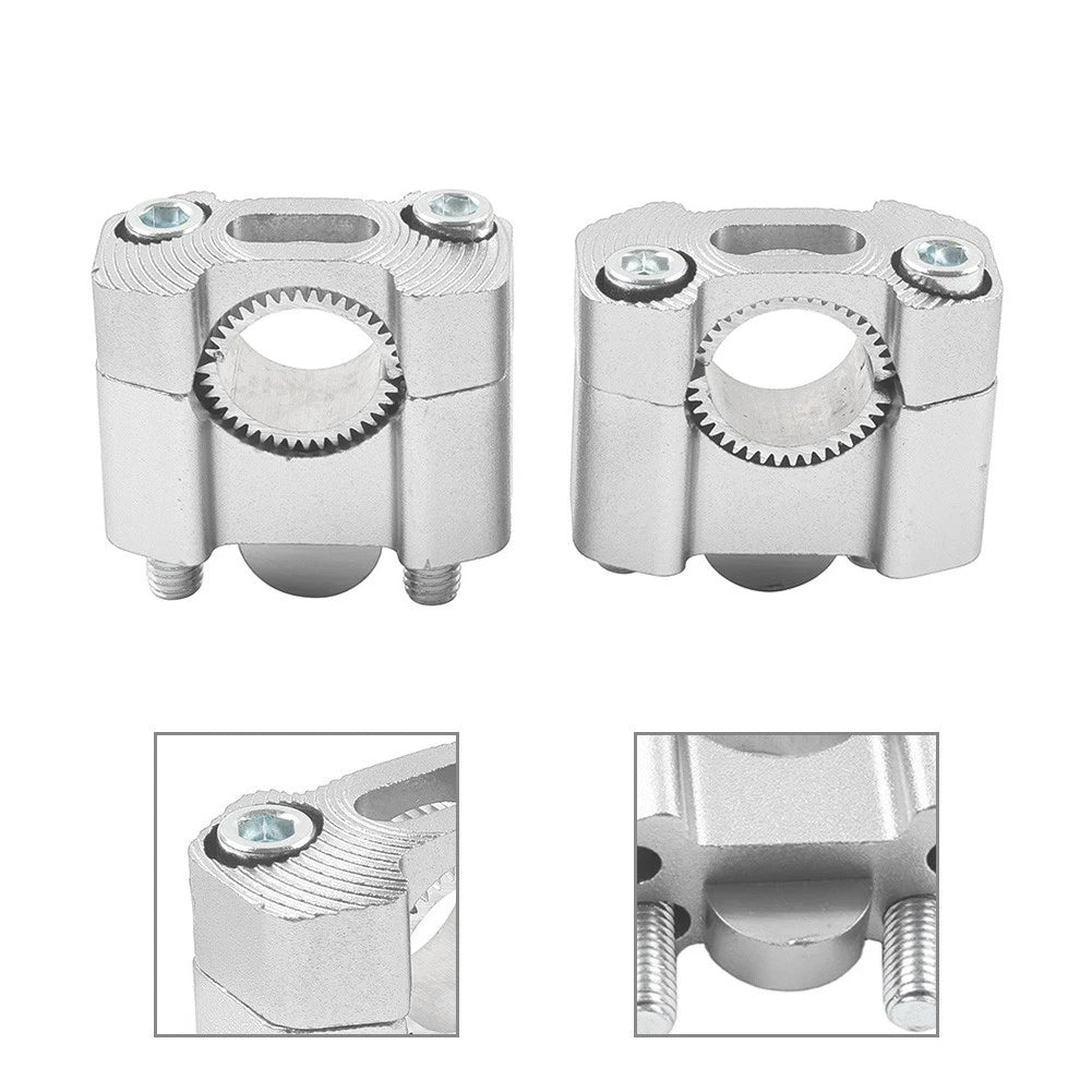 HandleBar Fat Bar Mount Clamps Risers Adaptor for Dirt Pit Bike ATV