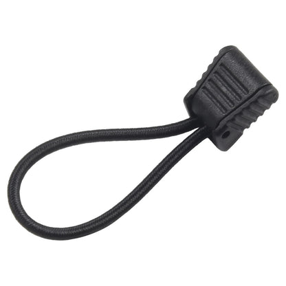 Set of 4 Hose Clips for Scuba Diving 6.5cm Black Elastic Bungee Rope