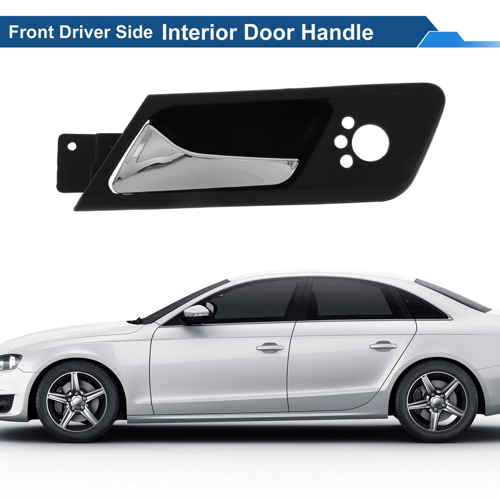 Front Passenger Side Interior Door Handle for VW Bora (2008–2012) Black Chrome