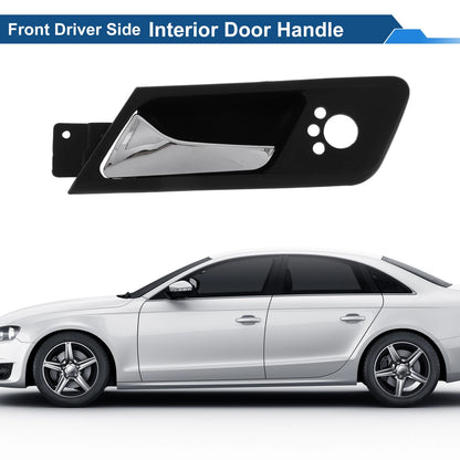 Front Passenger Side Interior Door Handle for VW Bora (2008–2012) Black Chrome