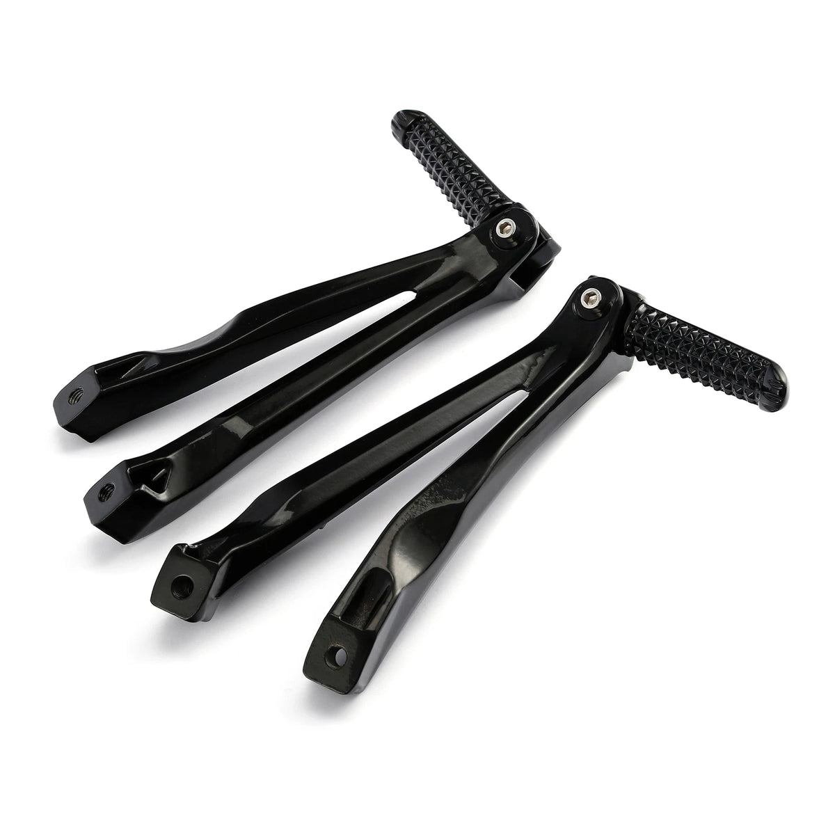 Black Rear Passenger Foot Pegs Bracket for Yamaha YZF R1 (2004–2008)