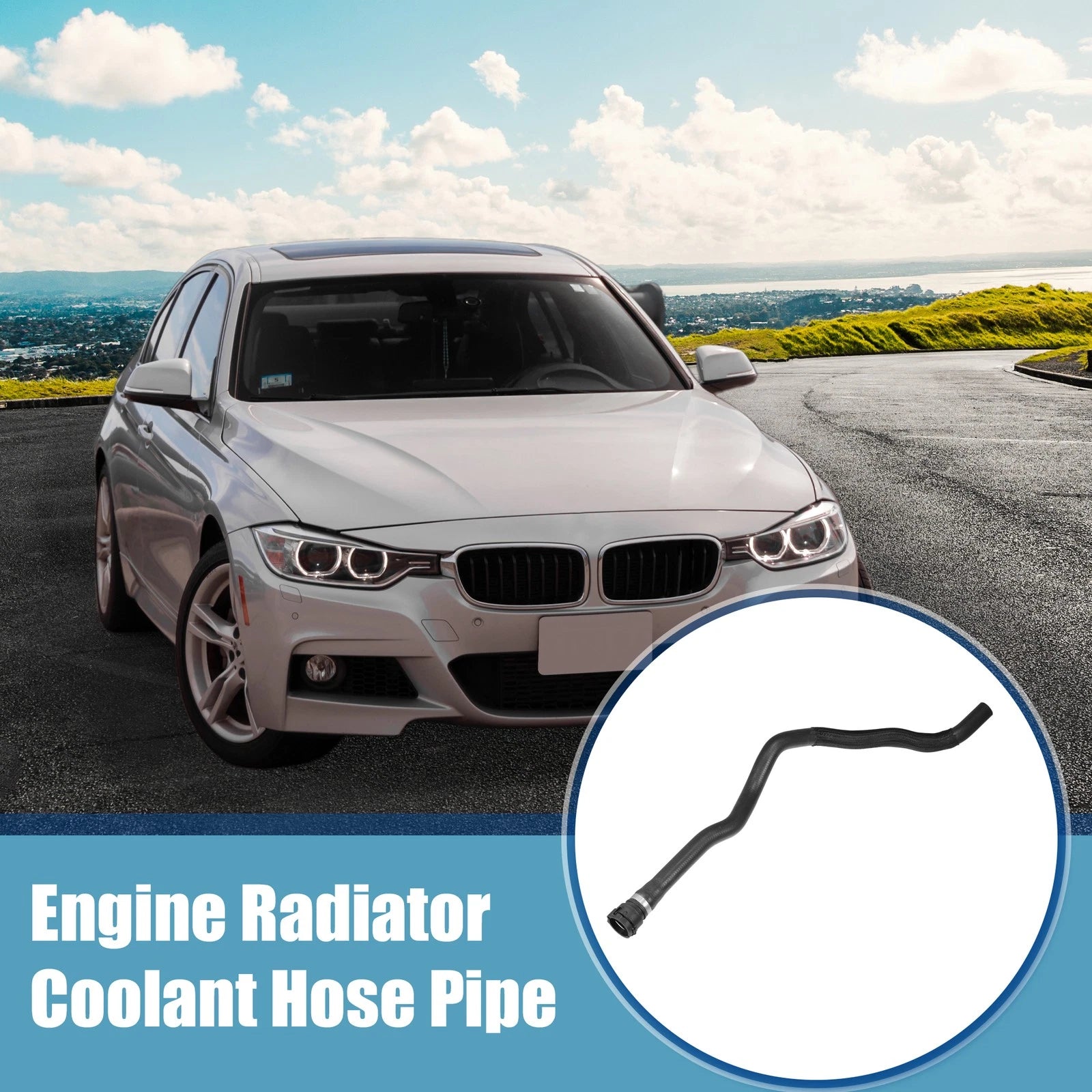 Engine Radiator Coolant Heater Hose Replacement for BMW 128i (2008–2013)