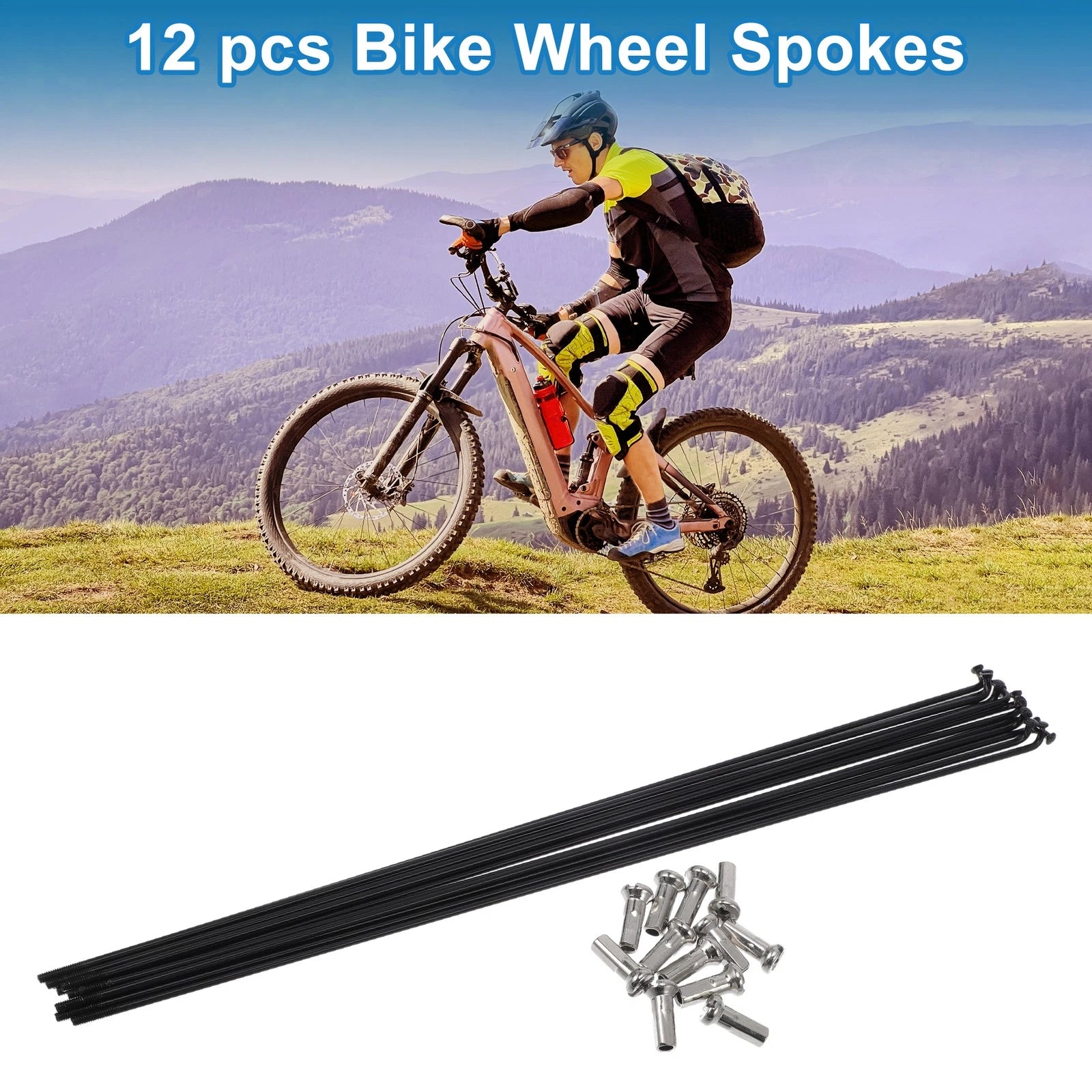 Bicycle Spokes Nipple 304 Stainless Steel Replacement for Universal (2000–2030)