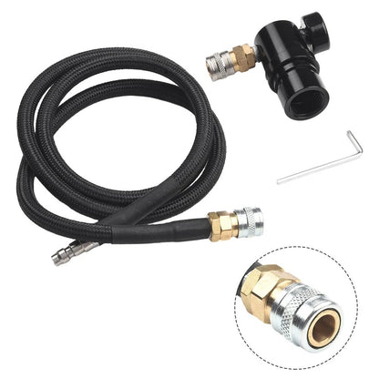Regulator for Paint Ball Remote Hose (1500 PSI, 40 PSI-200 PSI)