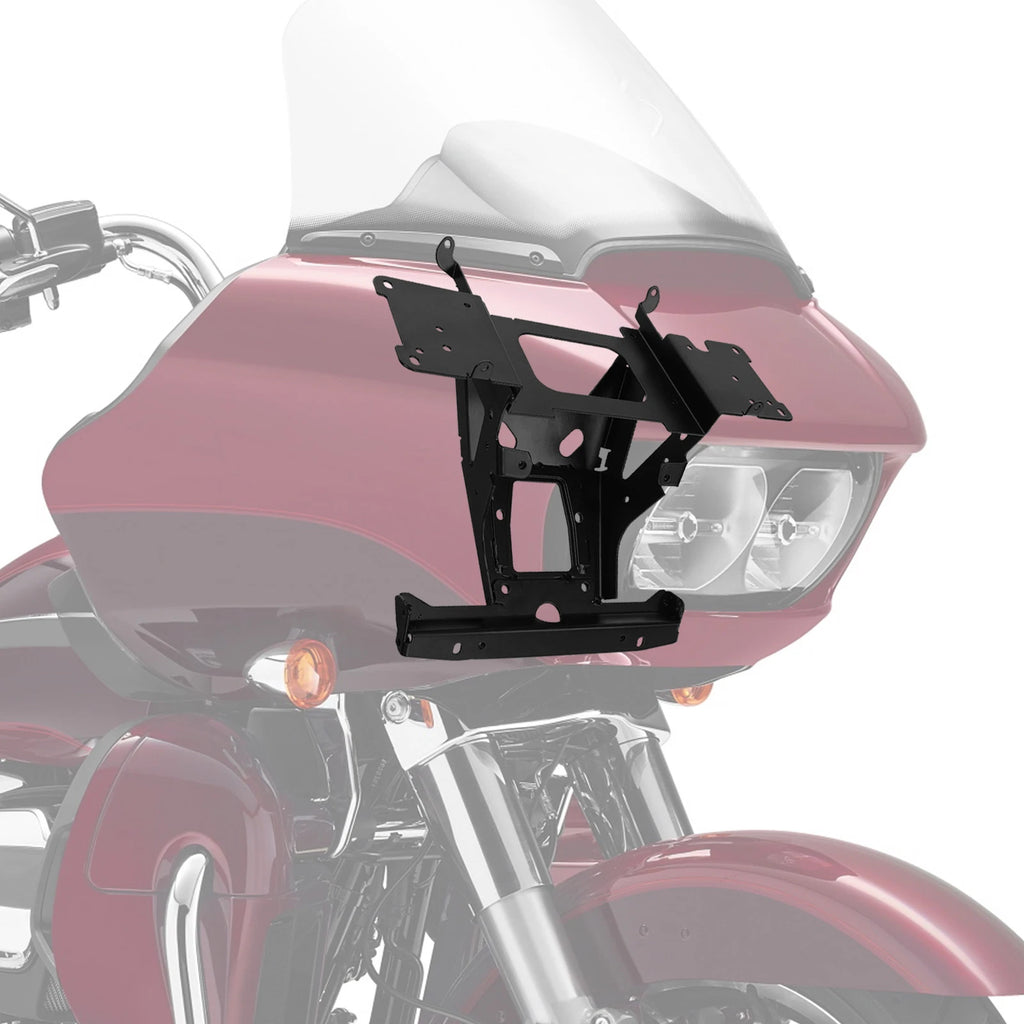 Front Inner Fairing & Radio Caddy Mount Bracket Kit for Harley Road Glide (2015–2023)