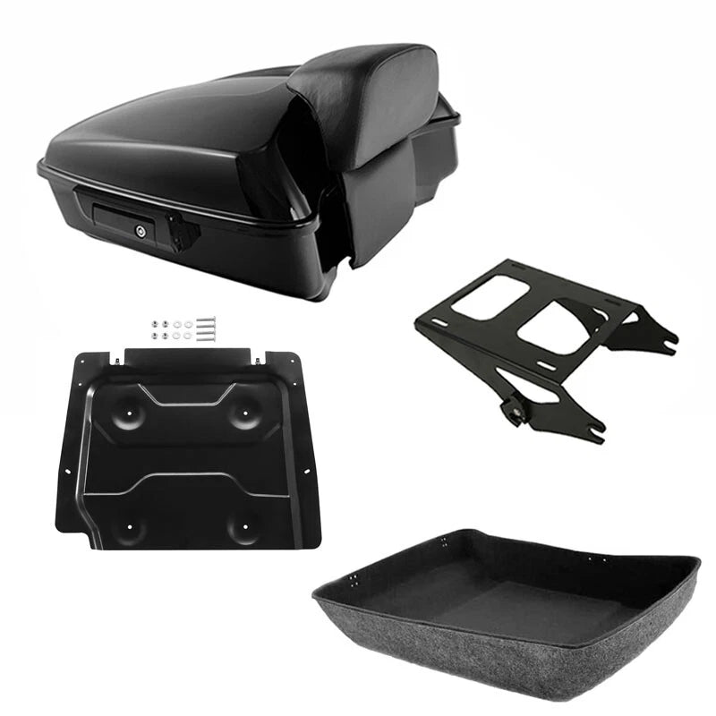 Chopped Trunk Pad Backrest Mount for Harley Road Glide (2014–2026)