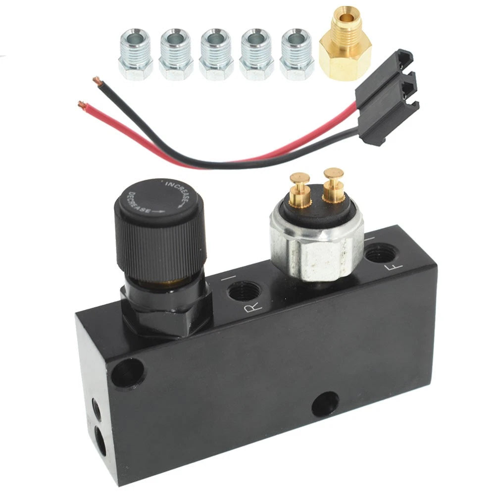 Adjustable Proportioning Valve with Distribution Block for