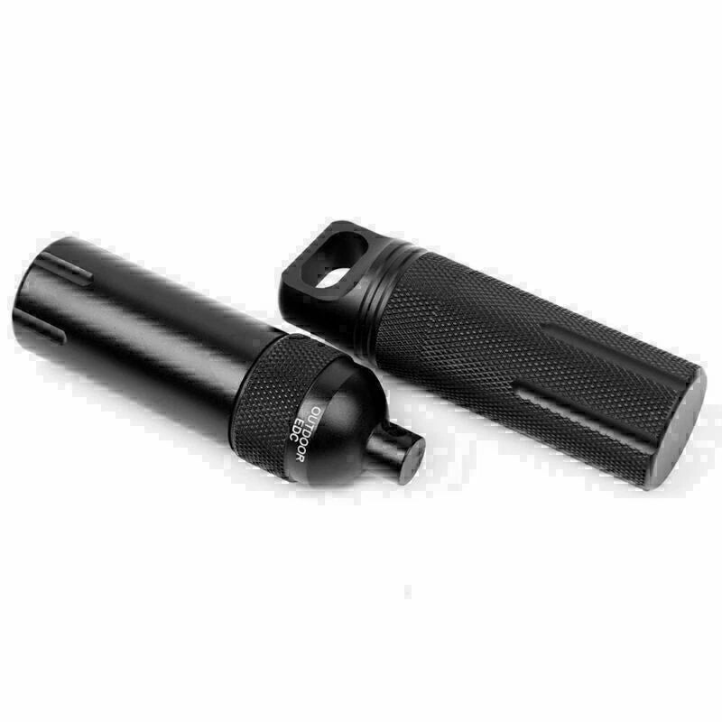 Portable Survival EDC Tool Waterproof Mini Capsule Seal Bottle Case