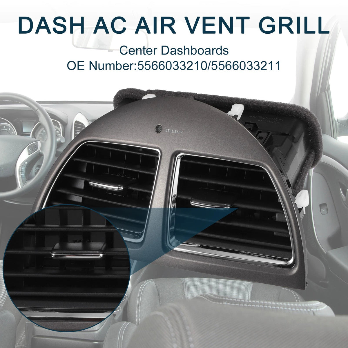 Center Dash A/C Outlet for Lexus ES350 (2007–2009) No. 5566033210/5566033211
