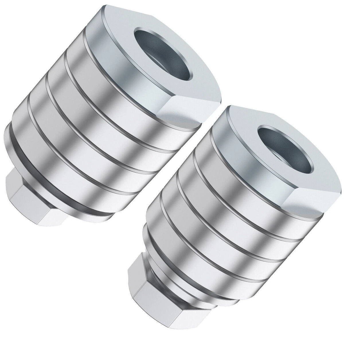 2X Angle Grinder to Grooving Machine Adapter M10 M14 Polishing Accessory
