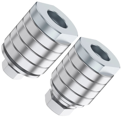 2X Angle Grinder to Grooving Machine Adapter M10 M14 Polishing Accessory