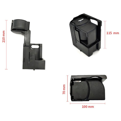 Centre Console Cup Holder Double Storage Capabilities Easy Installation