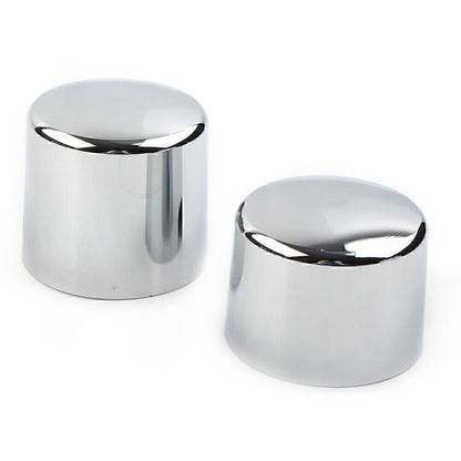 Aluminum Chrome Axle Cap Nut Cover for Harley Softail Deuce FXSTD (1999–2006)