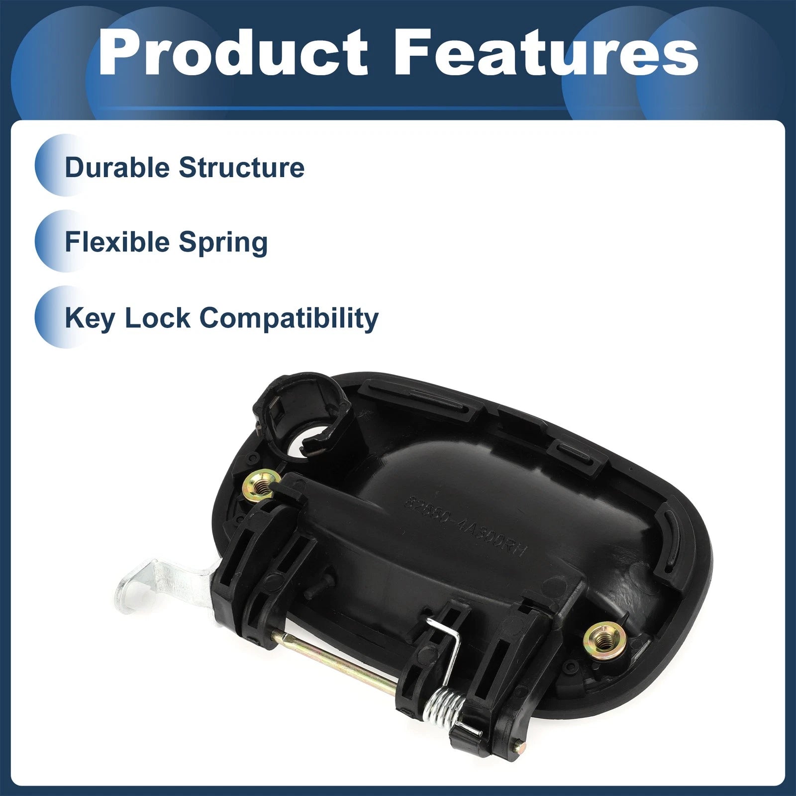 Exterior Door Handle Front Right Replacement for Hyundai H1 Starex (1998–2007)