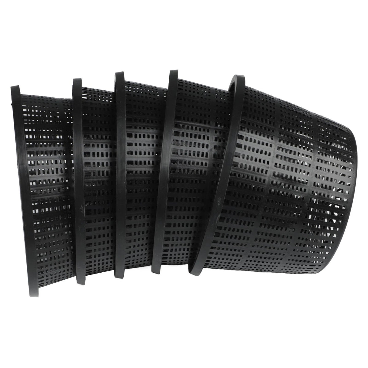 Set of 5 Large Mesh Pots for Pond Plants and Hydroponics Systems
